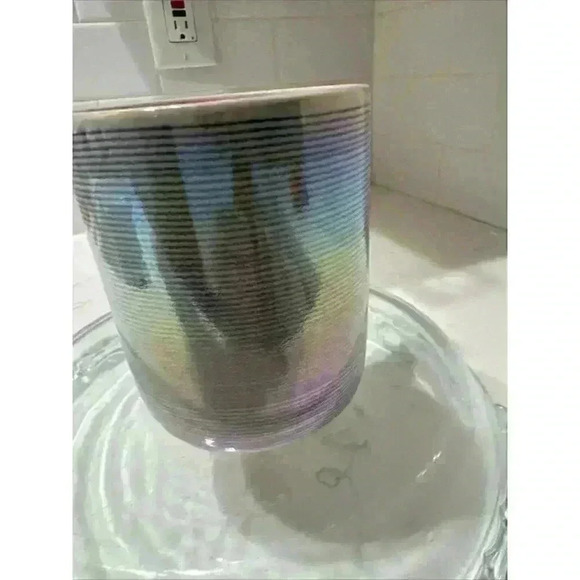 Large Coffee Mug Gray Pink Iridescent Pearl LaRochelle Signature Collection - Picture 11 of 14